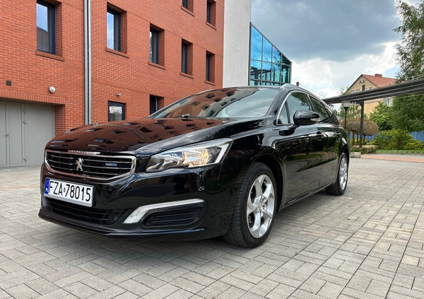 Peugeot 508 cena 37900 przebieg: 138000, rok produkcji 2015 z Żary małe 277